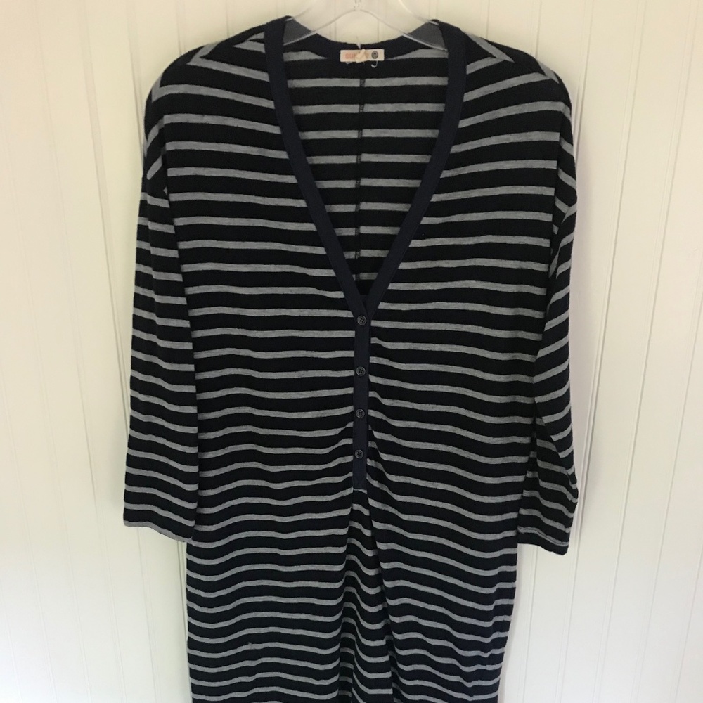 Sundry stripes midi dress M